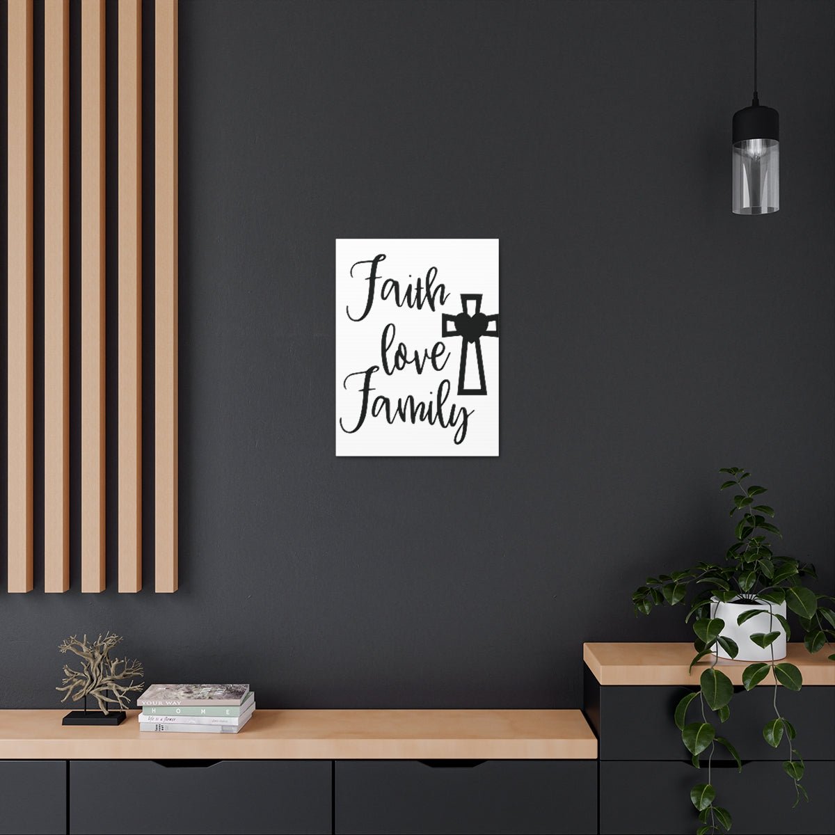 Scripture Walls Faith Love And Family Exodus 20:12 Christian Wall Art Print Ready to Hang Unframed-Express Your Love Gifts