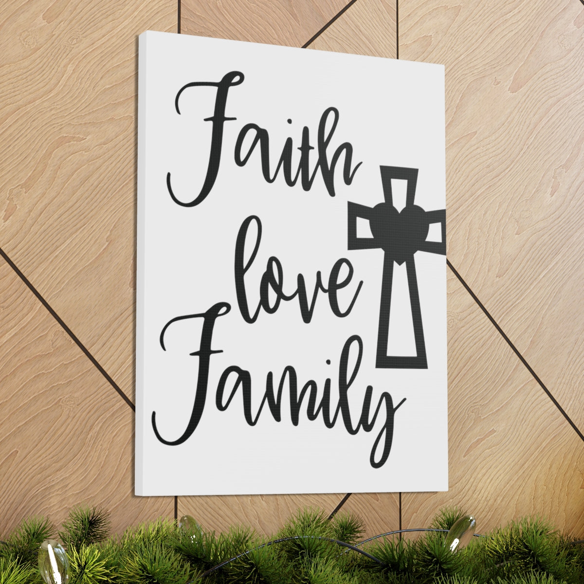 Scripture Walls Faith Love And Family Exodus 20:12 Christian Wall Art Print Ready to Hang Unframed-Express Your Love Gifts