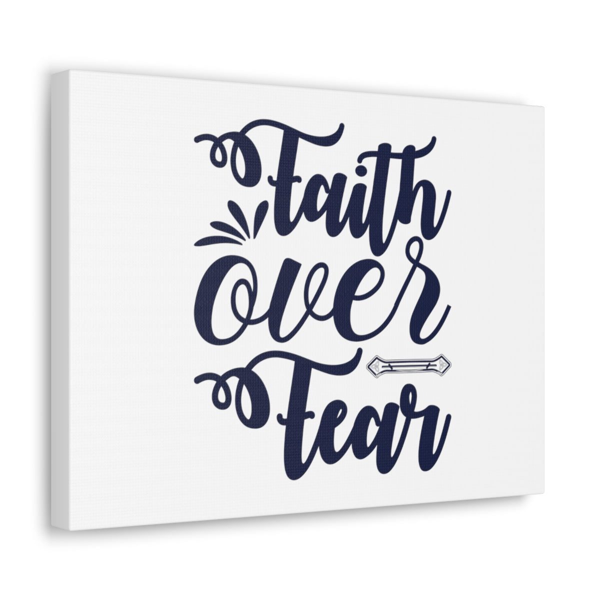 Scripture Walls Faith Over Fear DEUTERONOMY 31:6 Christian Wall Art Bible Verse Print Ready to Hang Unframed-Express Your Love Gifts