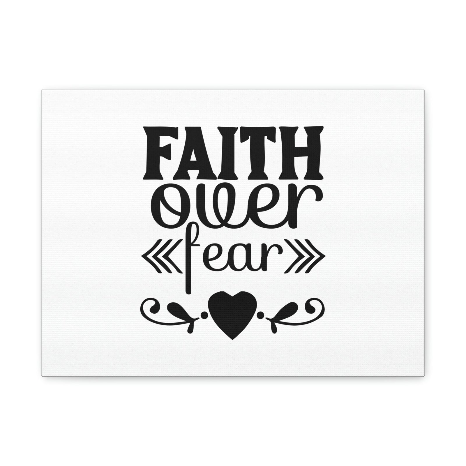 Scripture Walls Faith Over Fear Hebrews 11:1 Christian Wall Art Bible Verse Print Ready to Hang Unframed-Express Your Love Gifts