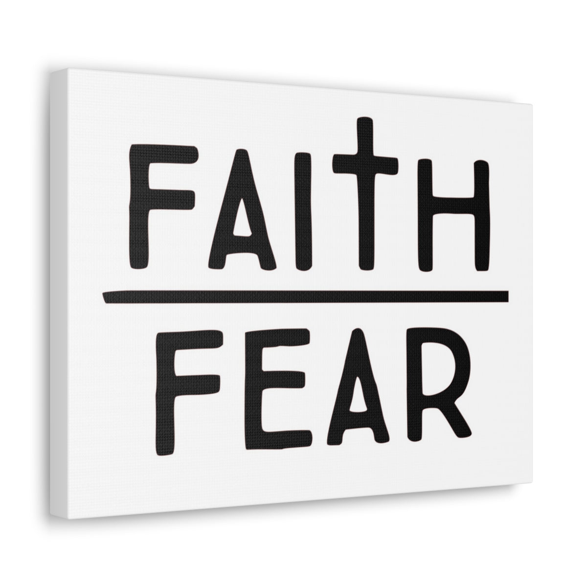 Scripture Walls Faith Over Fear Luke 12:4 Christian Wall Art Print Ready to Hang Unframed-Express Your Love Gifts