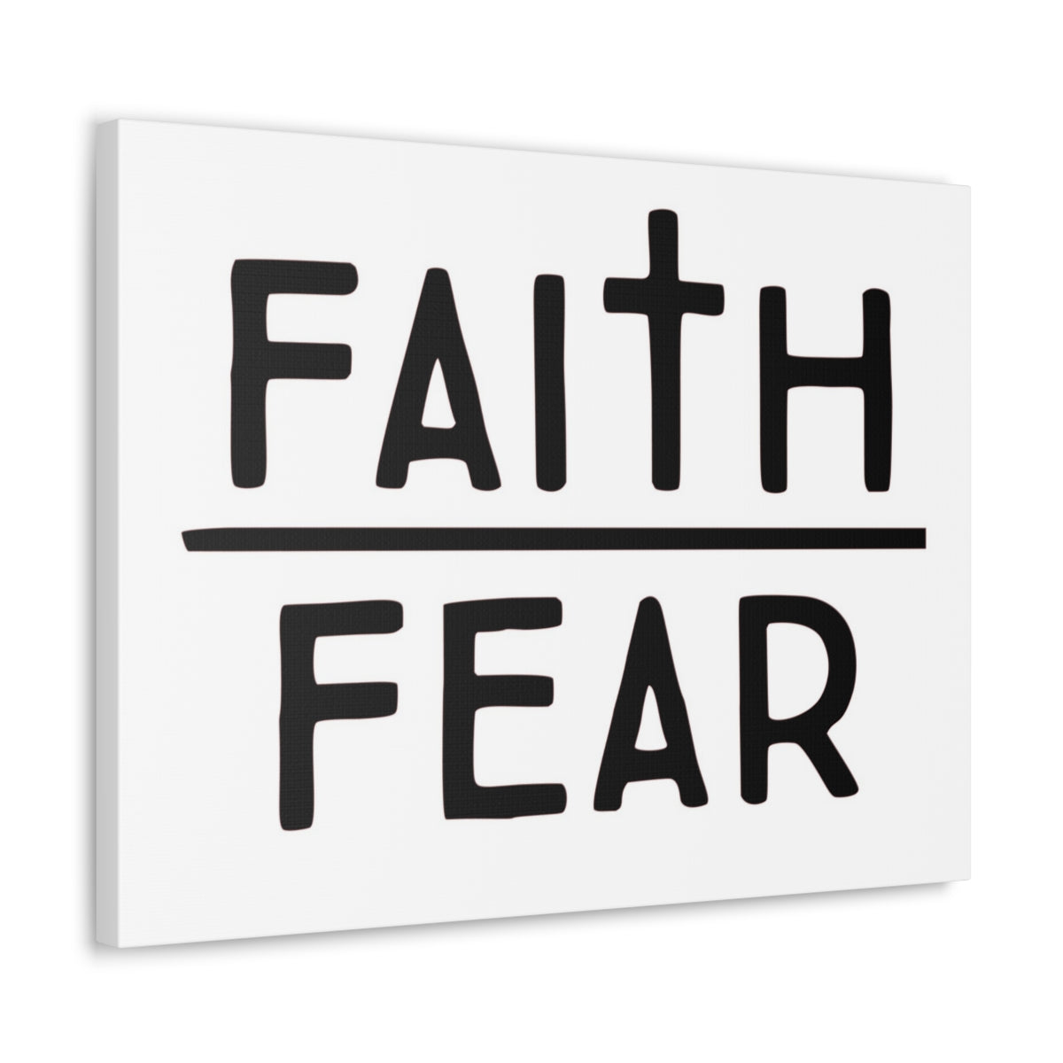 Scripture Walls Faith Over Fear Luke 12:4 Christian Wall Art Print Ready to Hang Unframed-Express Your Love Gifts