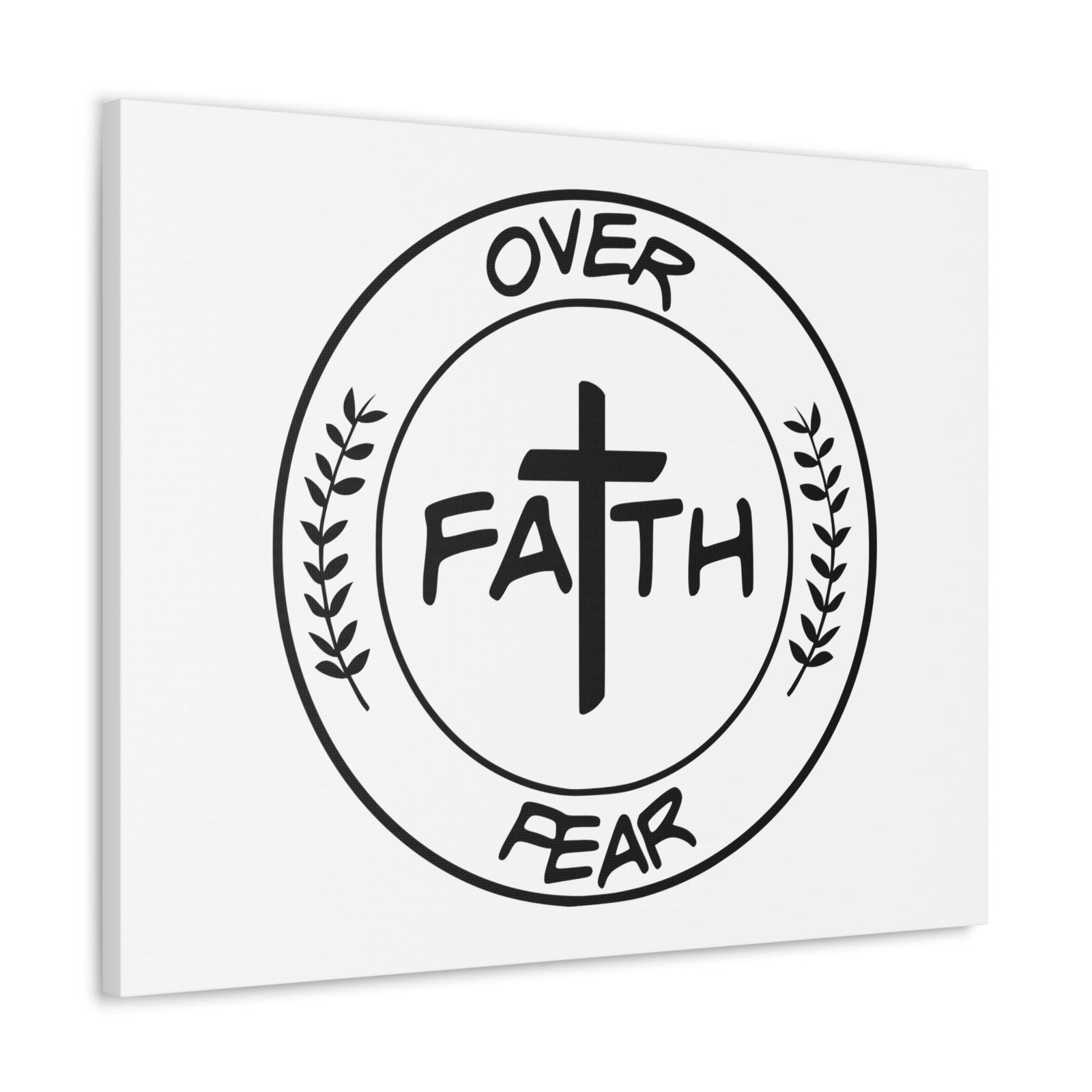 Scripture Walls Faith Over Fear MATTHEW 8:27 Christian Wall Art Print Ready to Hang Unframed-Express Your Love Gifts