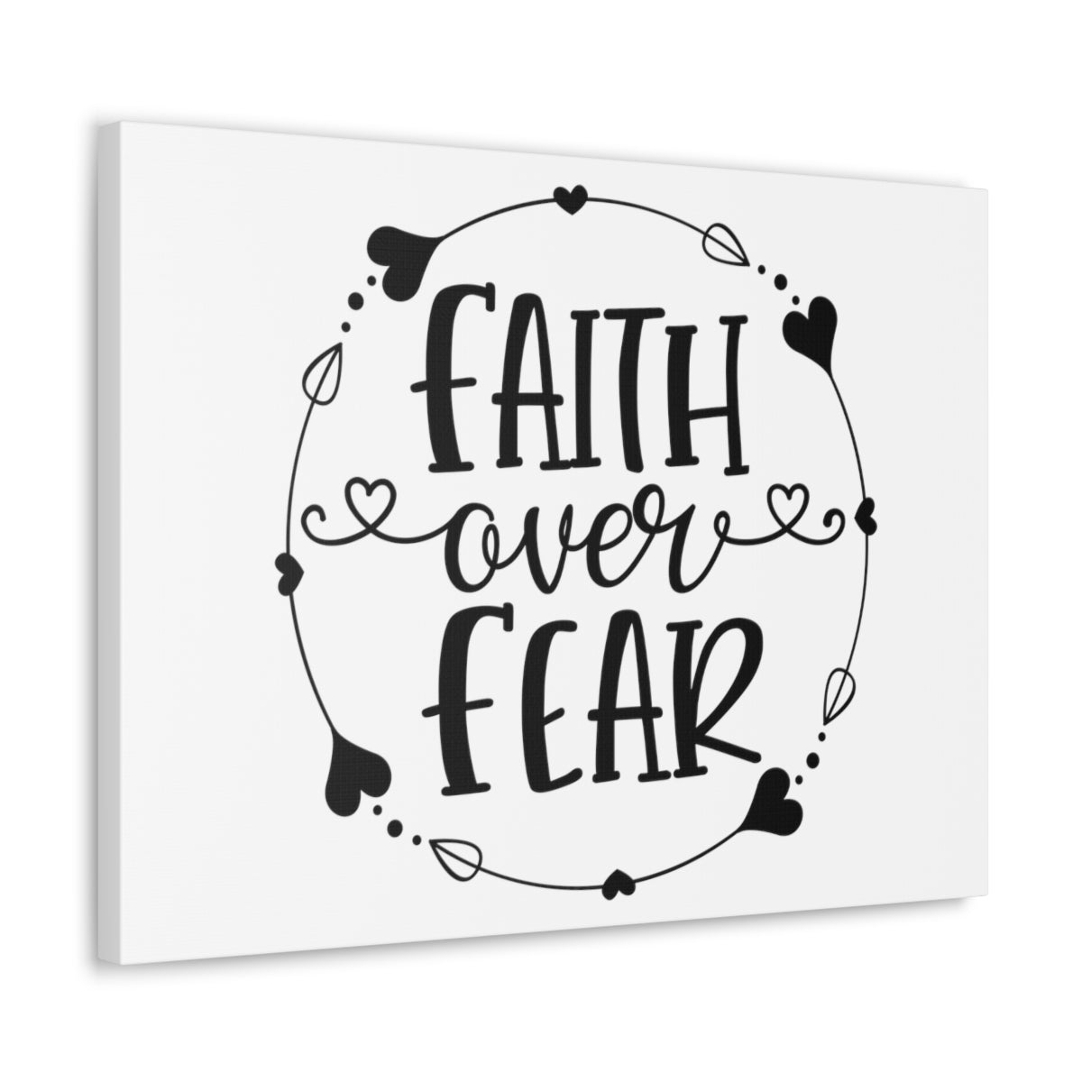 Scripture Walls Faith Over Fear Proverbs 29:25 Christian Wall Art Print Ready to Hang Unframed-Express Your Love Gifts