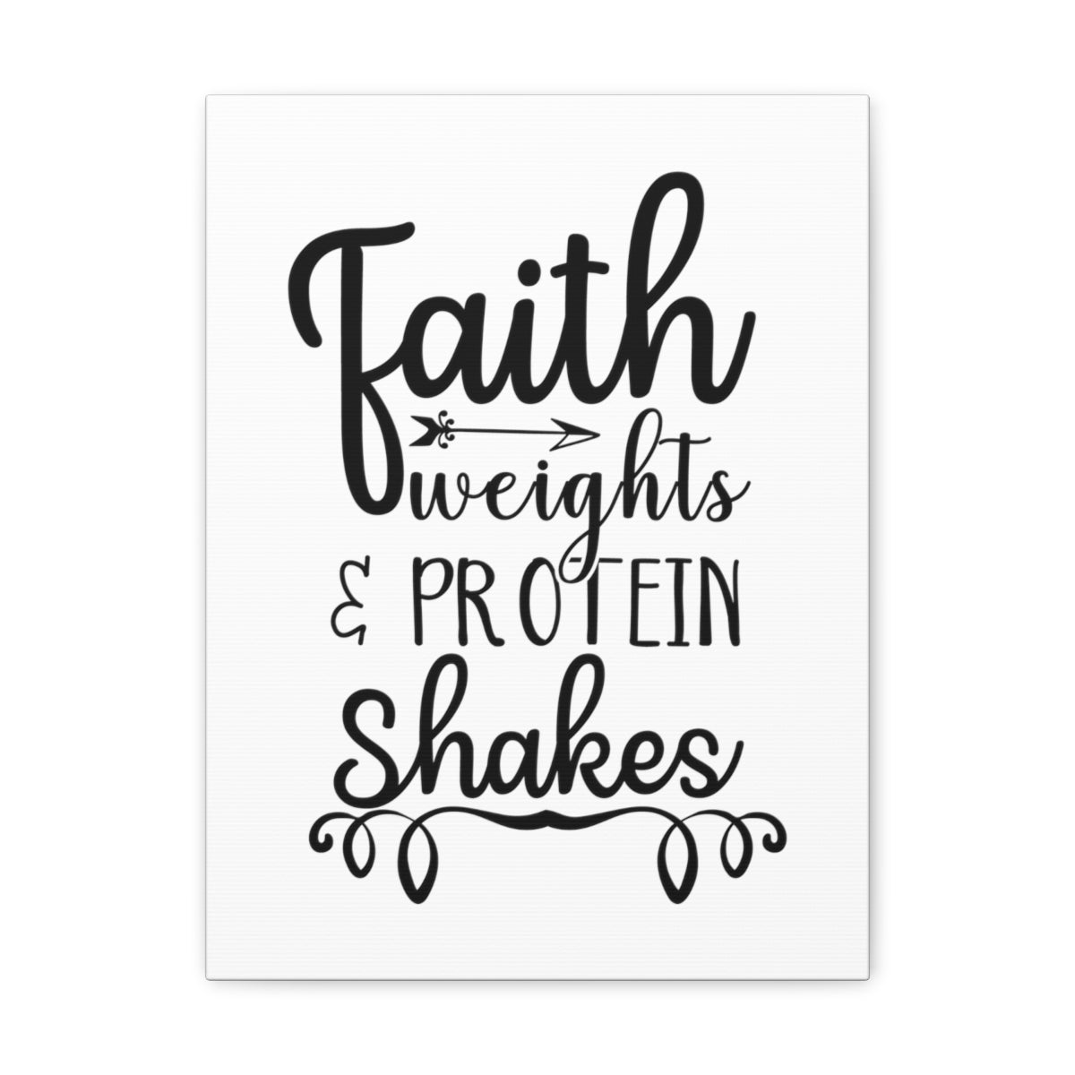 Scripture Walls Faith Weights John 6:35 Christian Wall Art Print Ready to Hang Unframed-Express Your Love Gifts