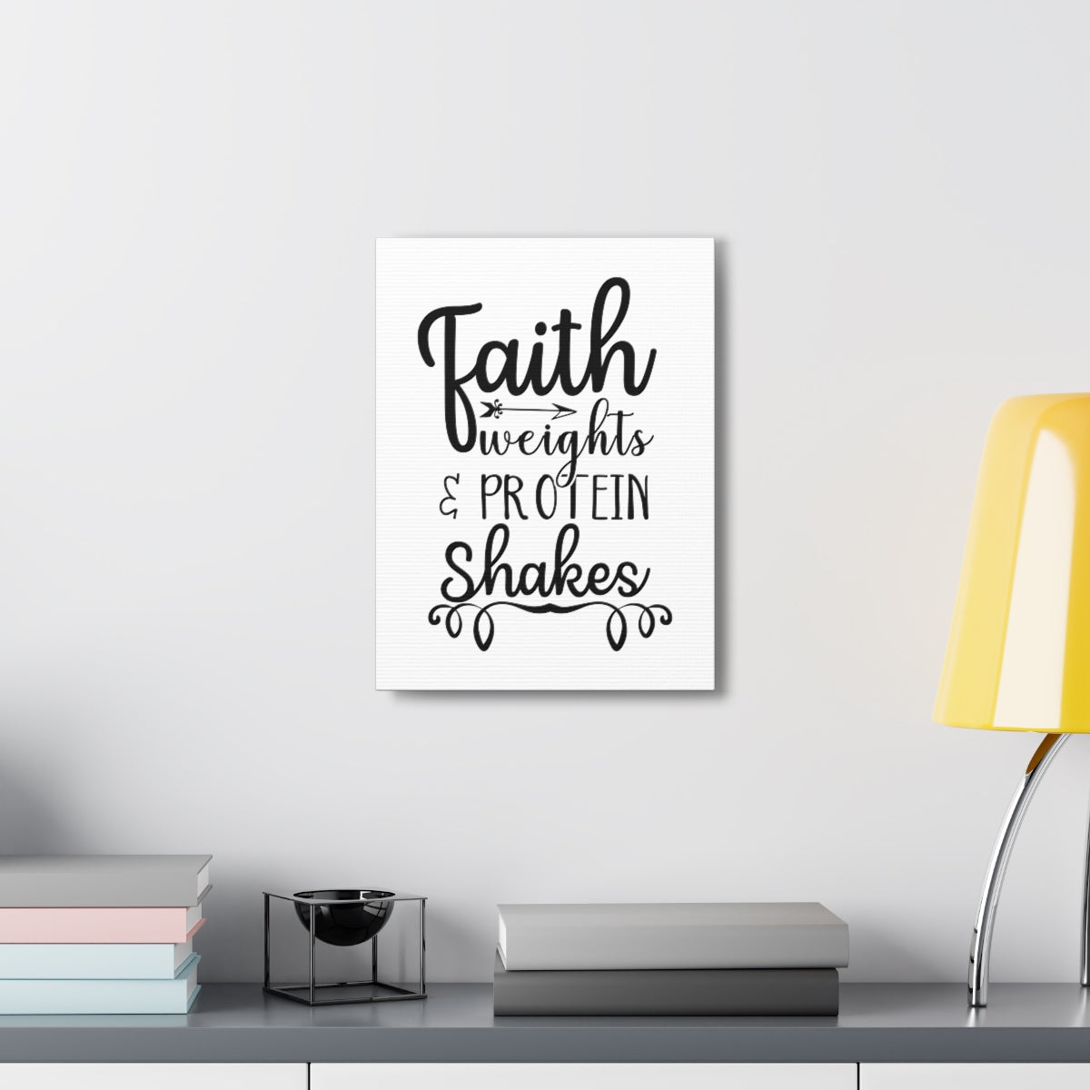 Scripture Walls Faith Weights John 6:35 Christian Wall Art Print Ready to Hang Unframed-Express Your Love Gifts