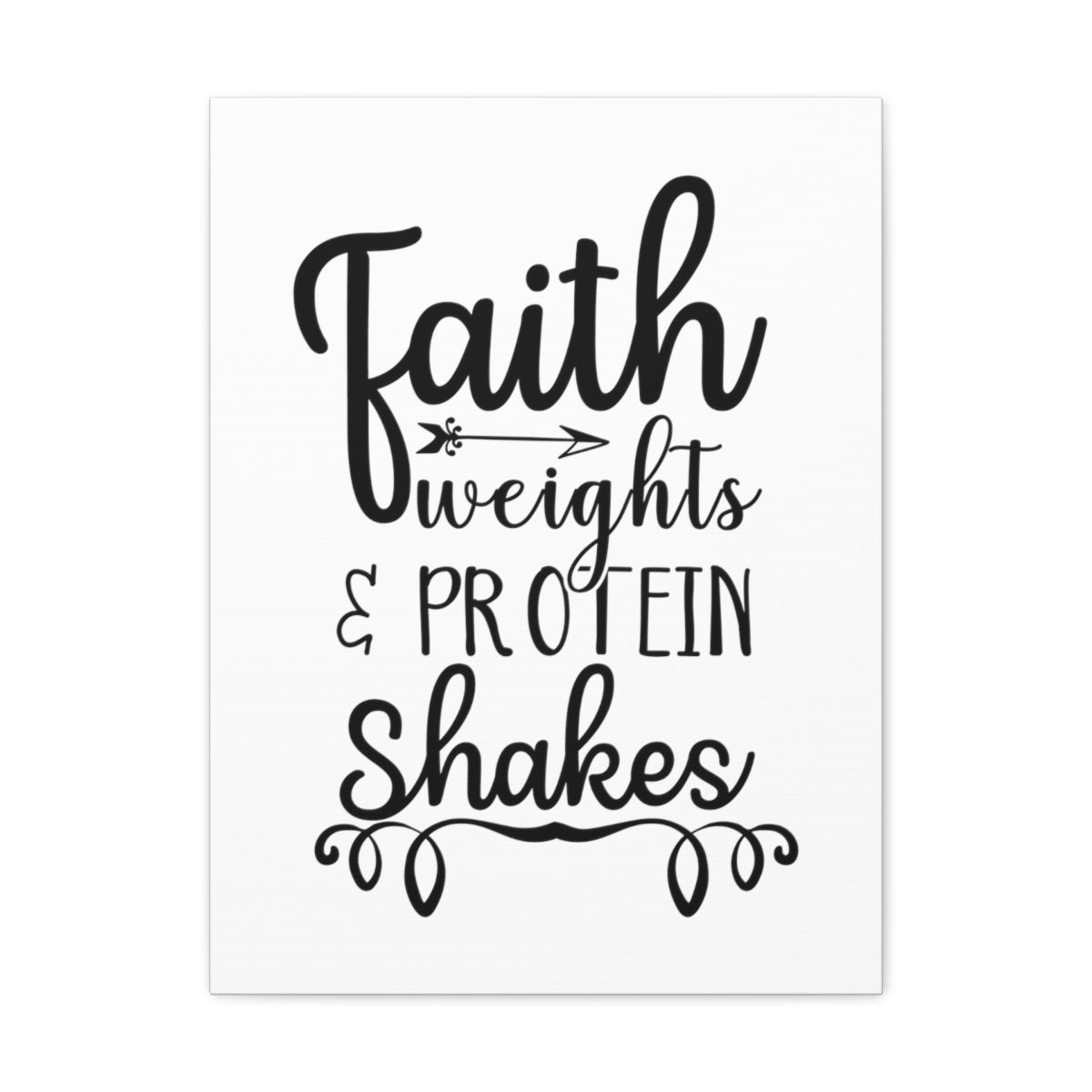 Scripture Walls Faith Weights John 6:35 Christian Wall Art Print Ready to Hang Unframed-Express Your Love Gifts