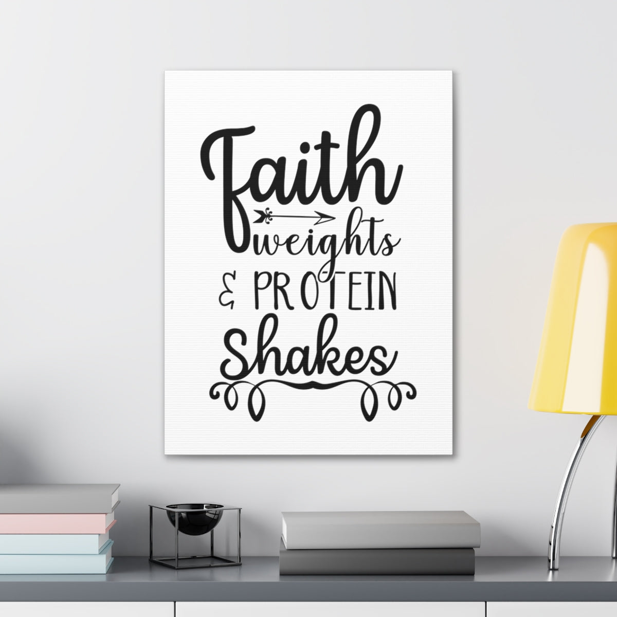 Scripture Walls Faith Weights John 6:35 Christian Wall Art Print Ready to Hang Unframed-Express Your Love Gifts