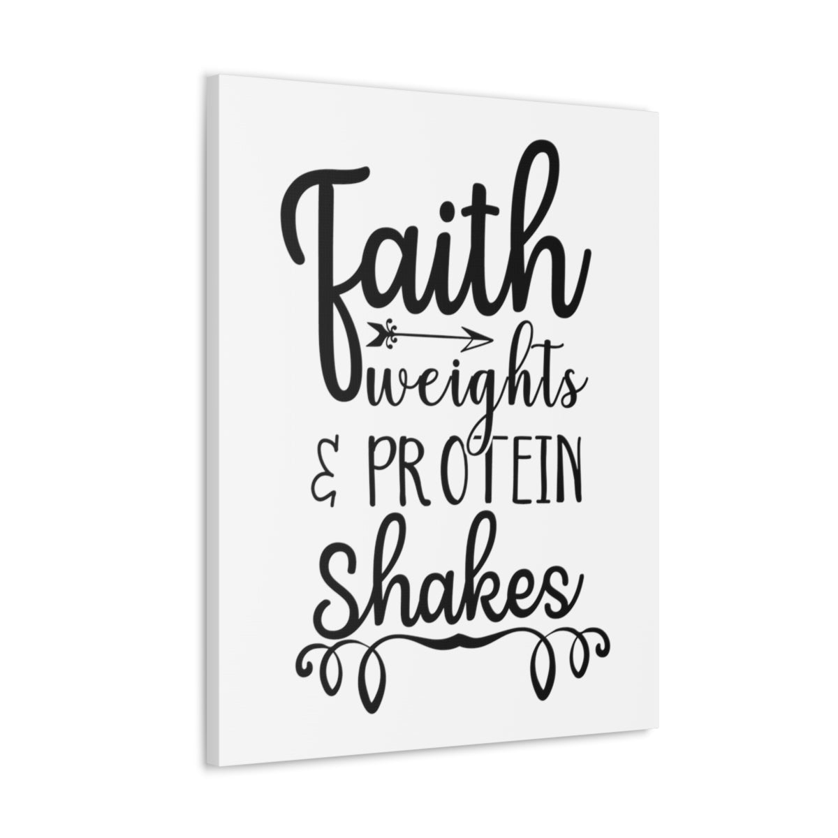 Scripture Walls Faith Weights John 6:35 Christian Wall Art Print Ready to Hang Unframed-Express Your Love Gifts