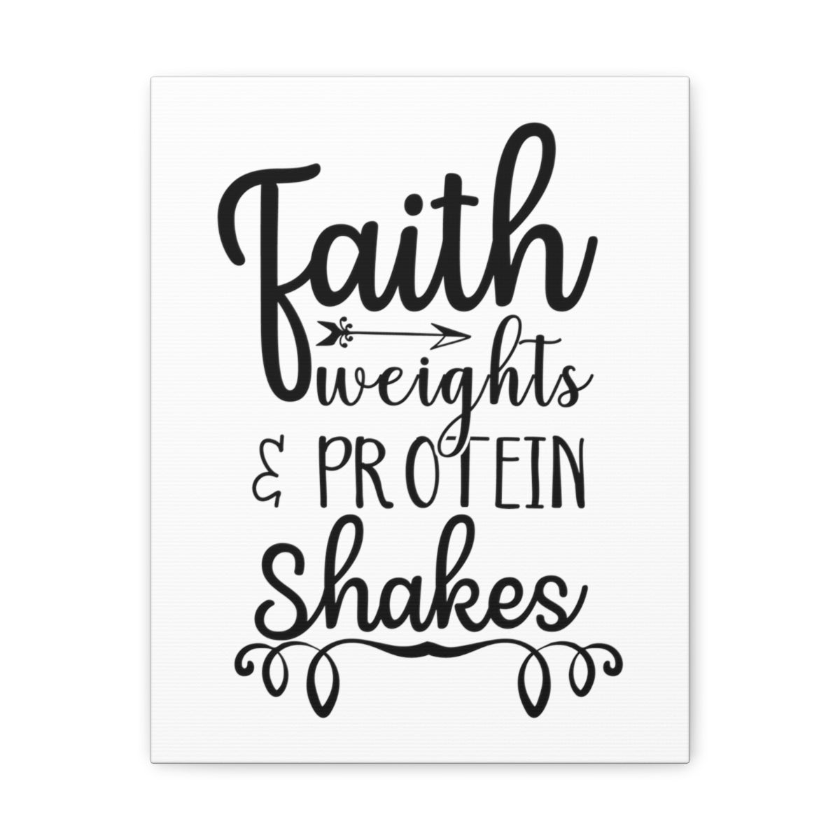 Scripture Walls Faith Weights John 6:35 Christian Wall Art Print Ready to Hang Unframed-Express Your Love Gifts