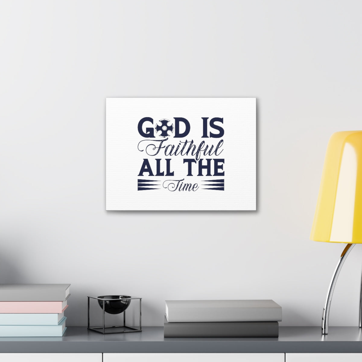 Scripture Walls Faithful All Time 1 Corinthians 1:9 Christian Wall Art Bible Verse Print Ready to Hang Unframed-Express Your Love Gifts