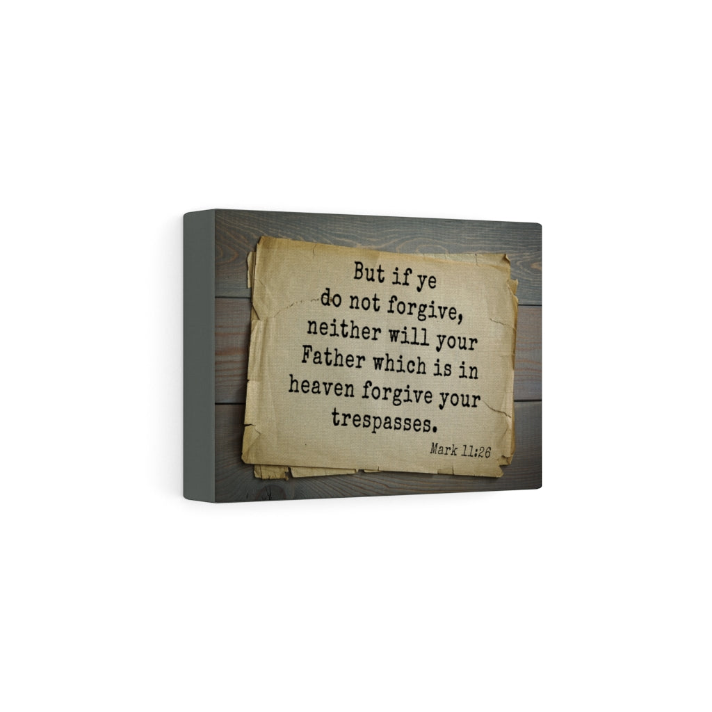 Scripture Walls Father Which Is In Heaven Mark 11:26 Bible Verse Canvas Christian Wall Art Ready to Hang Unframed-Express Your Love Gifts