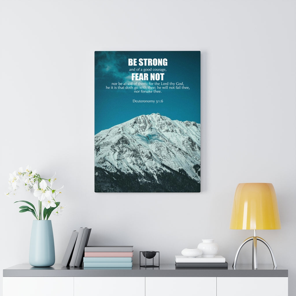 Scripture Walls Fear Not Deuteronomy 31:6 Wall Art Christian Home Decor Unframed-Express Your Love Gifts