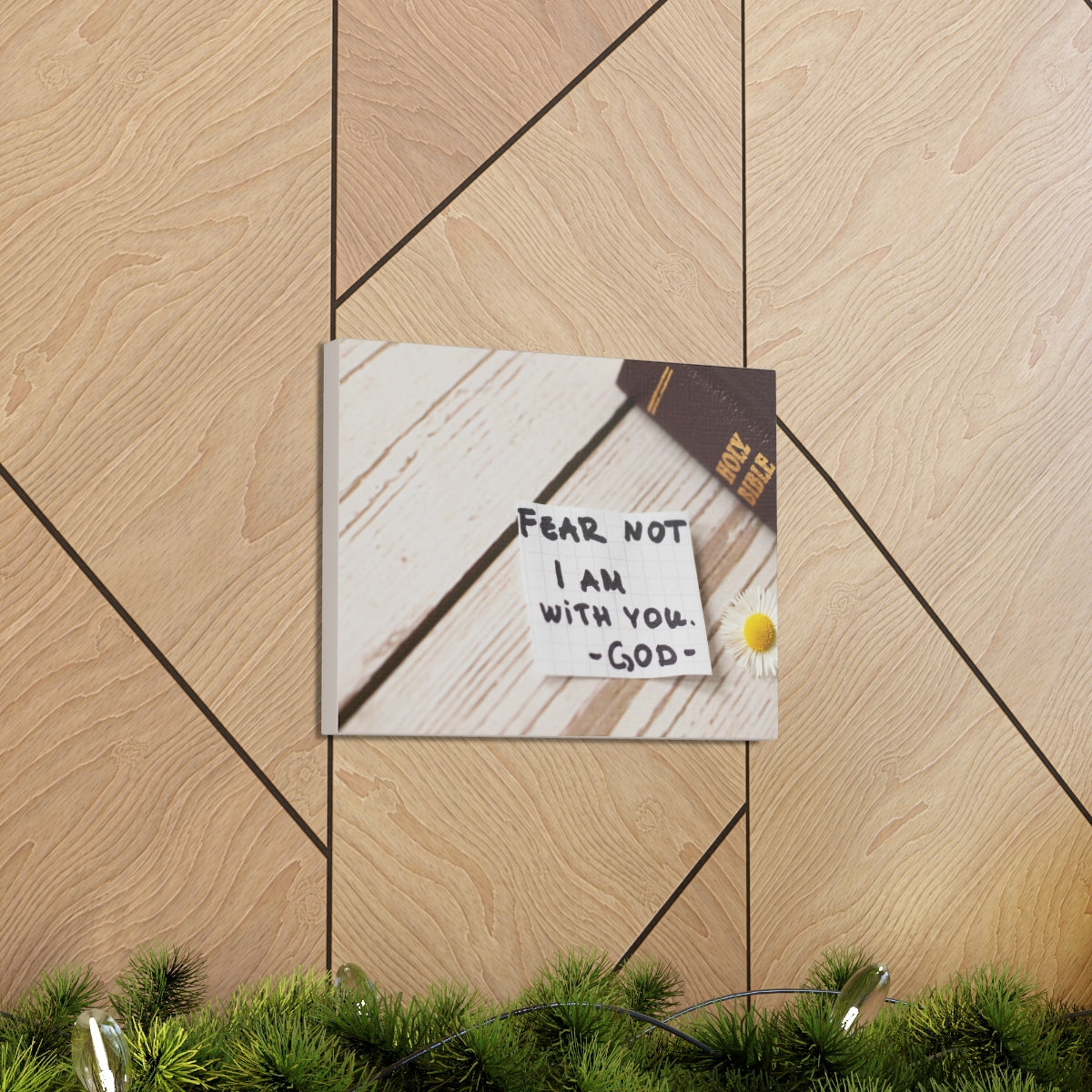 Scripture Walls Fear Not I Am With You Isaiah 41:10 Christian Wall Art Bible Verse Print Ready to Hang Unframed-Express Your Love Gifts