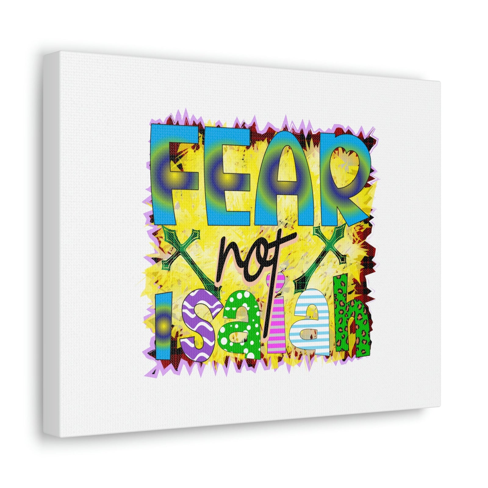 Scripture Walls Fear Not Isaiah 41:10 Print Christian Wall Art Bible Verse Print Ready to Hang Unframed-Express Your Love Gifts