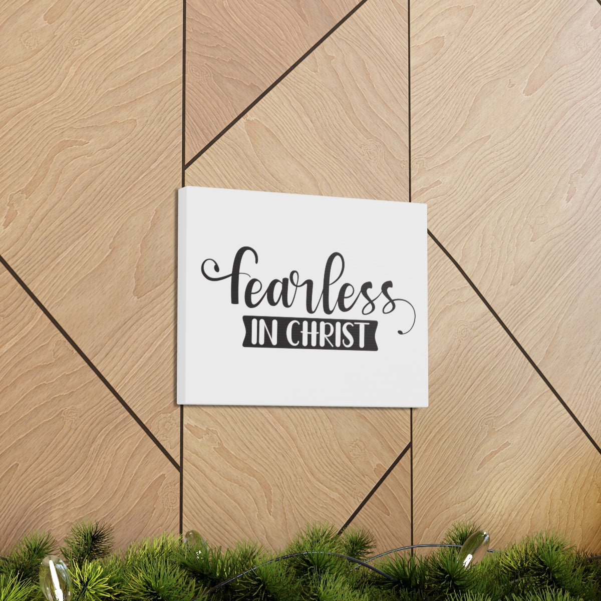 Scripture Walls Fearless In Christ John 14:27 Christian Wall Art Print Ready to Hang Unframed-Express Your Love Gifts