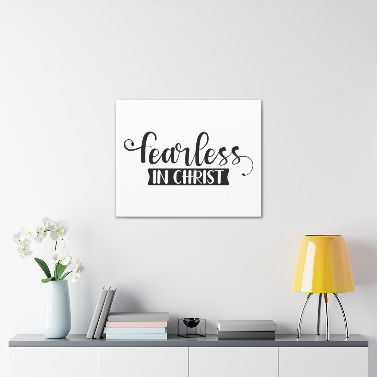 Scripture Walls Fearless In Christ John 14:27 Christian Wall Art Print Ready to Hang Unframed-Express Your Love Gifts