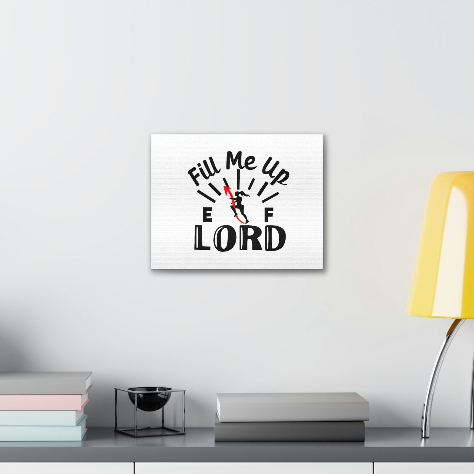 Scripture Walls Fill Me Up Lord Psalm 42:1 Christian Wall Art Print Ready to Hang Unframed-Express Your Love Gifts
