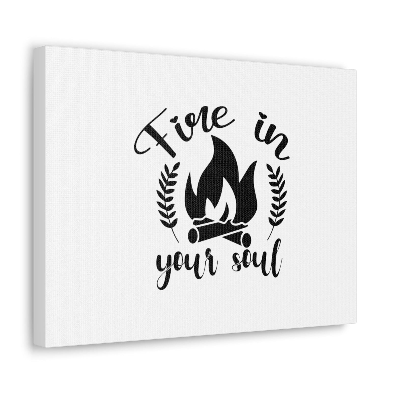 Scripture Walls Fire In Your Soul Luke 3:16 Christian Wall Art Bible Verse Print Ready to Hang Unframed-Express Your Love Gifts