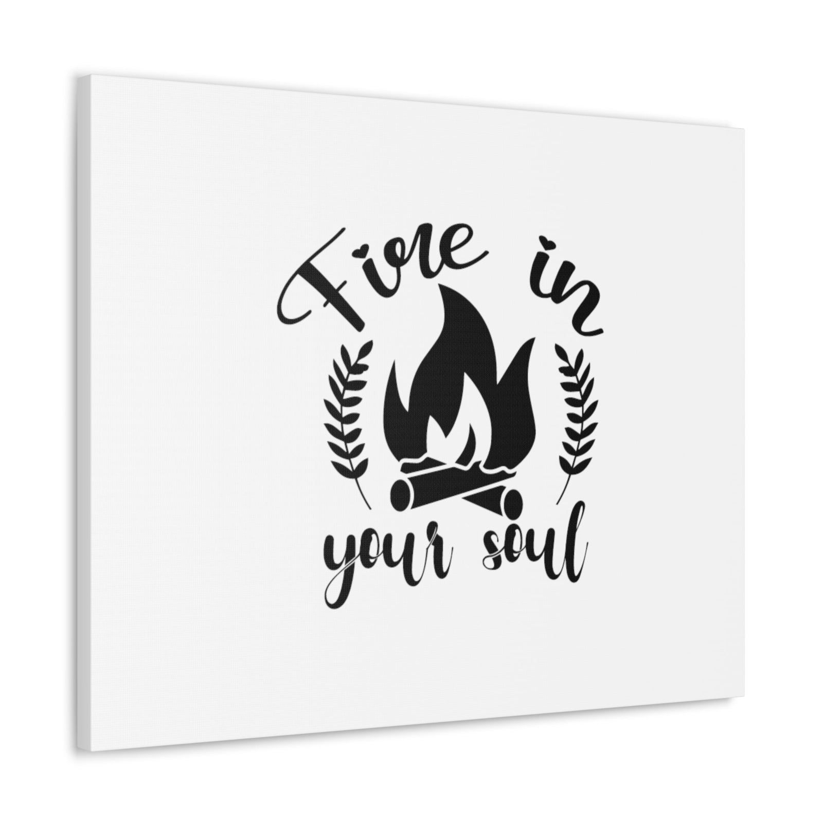 Scripture Walls Fire In Your Soul Luke 3:16 Christian Wall Art Bible Verse Print Ready to Hang Unframed-Express Your Love Gifts