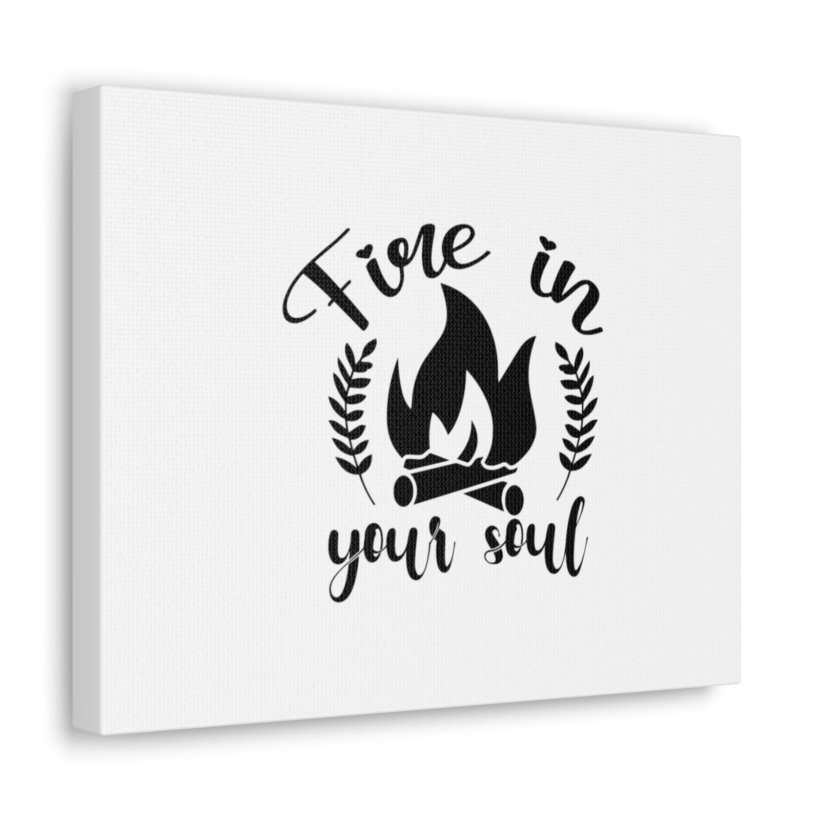 Scripture Walls Fire In Your Soul Luke 3:16 Christian Wall Art Bible Verse Print Ready to Hang Unframed-Express Your Love Gifts