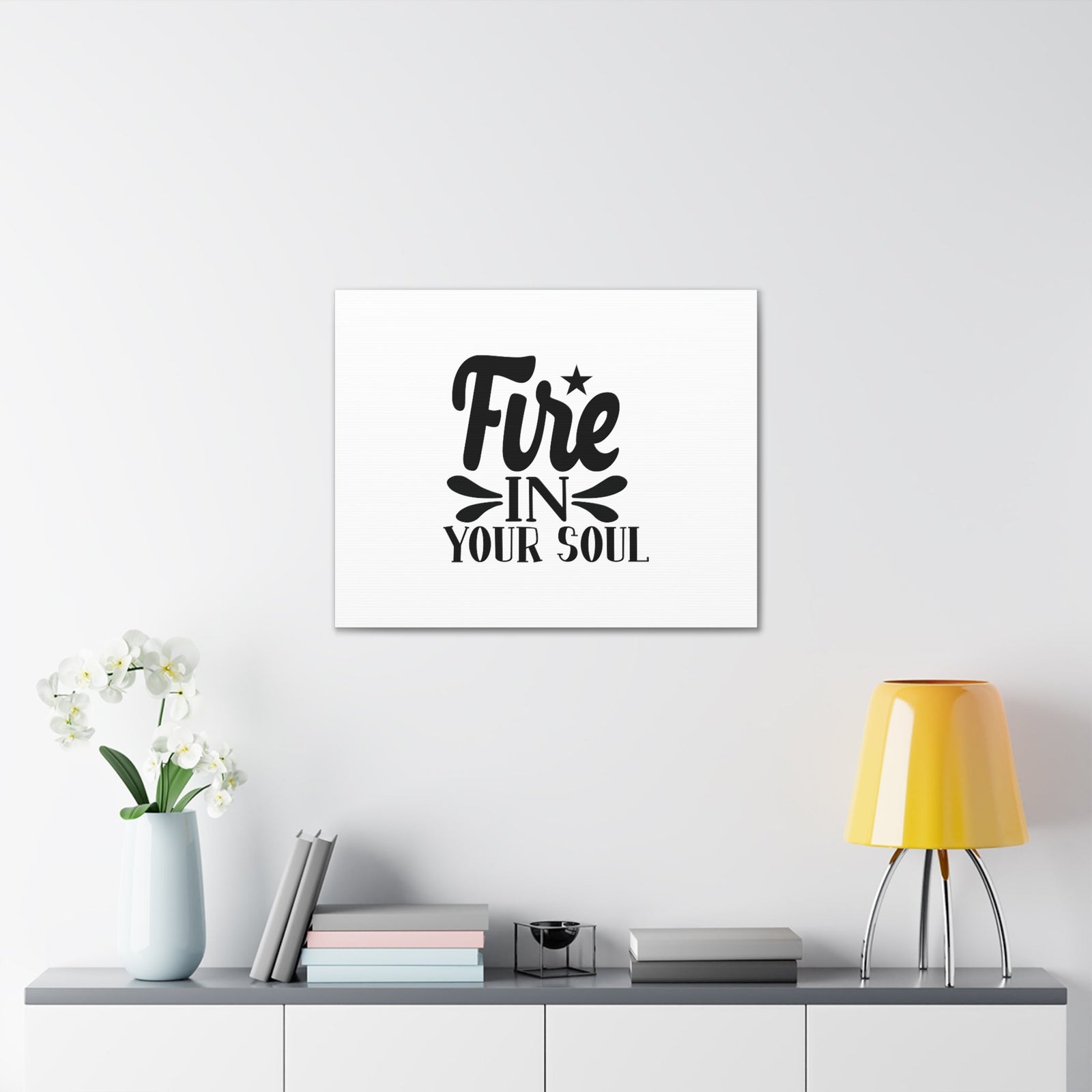 Scripture Walls Fire In Your Soul Psalm 39:3 Christian Wall Art Bible Verse Print Ready to Hang Unframed-Express Your Love Gifts