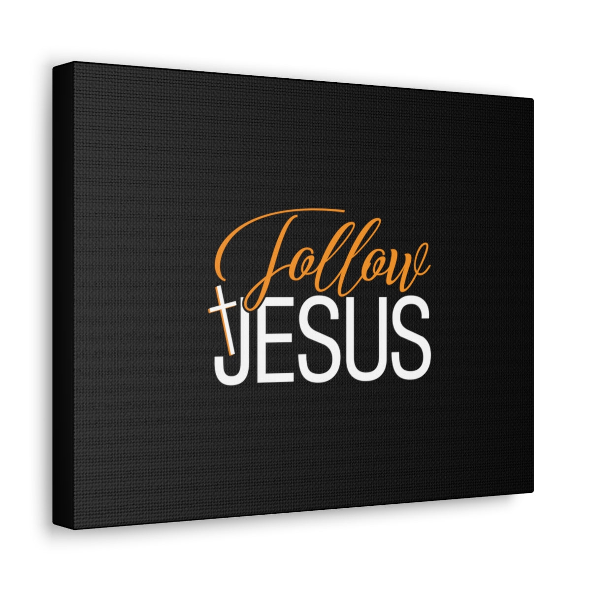 Scripture Walls Follow Jesus John 12:26 Orange Christian Wall Art Bible Verse Print Ready to Hang Unframed-Express Your Love Gifts