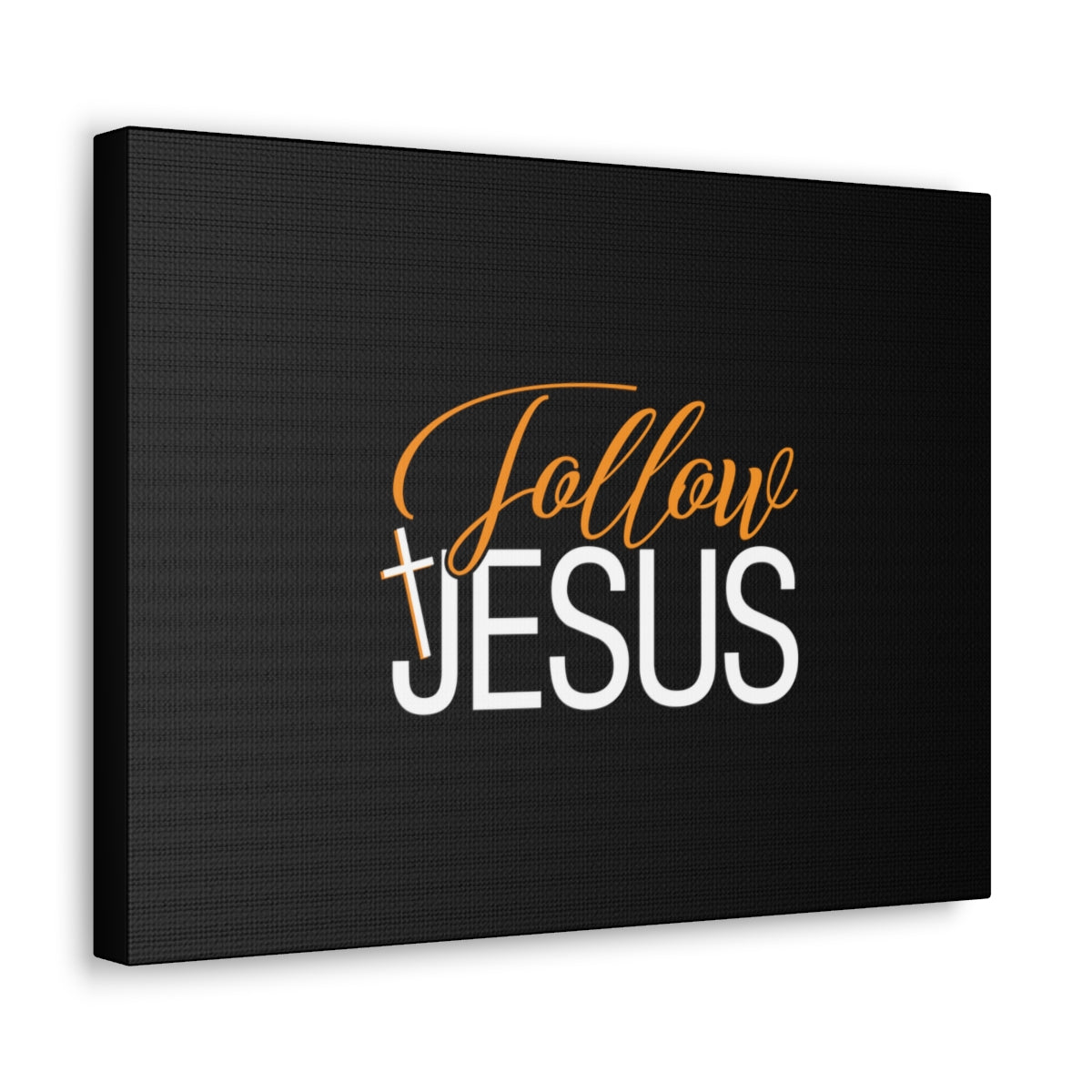Scripture Walls Follow Jesus John 12:26 Orange Christian Wall Art Bible Verse Print Ready to Hang Unframed-Express Your Love Gifts