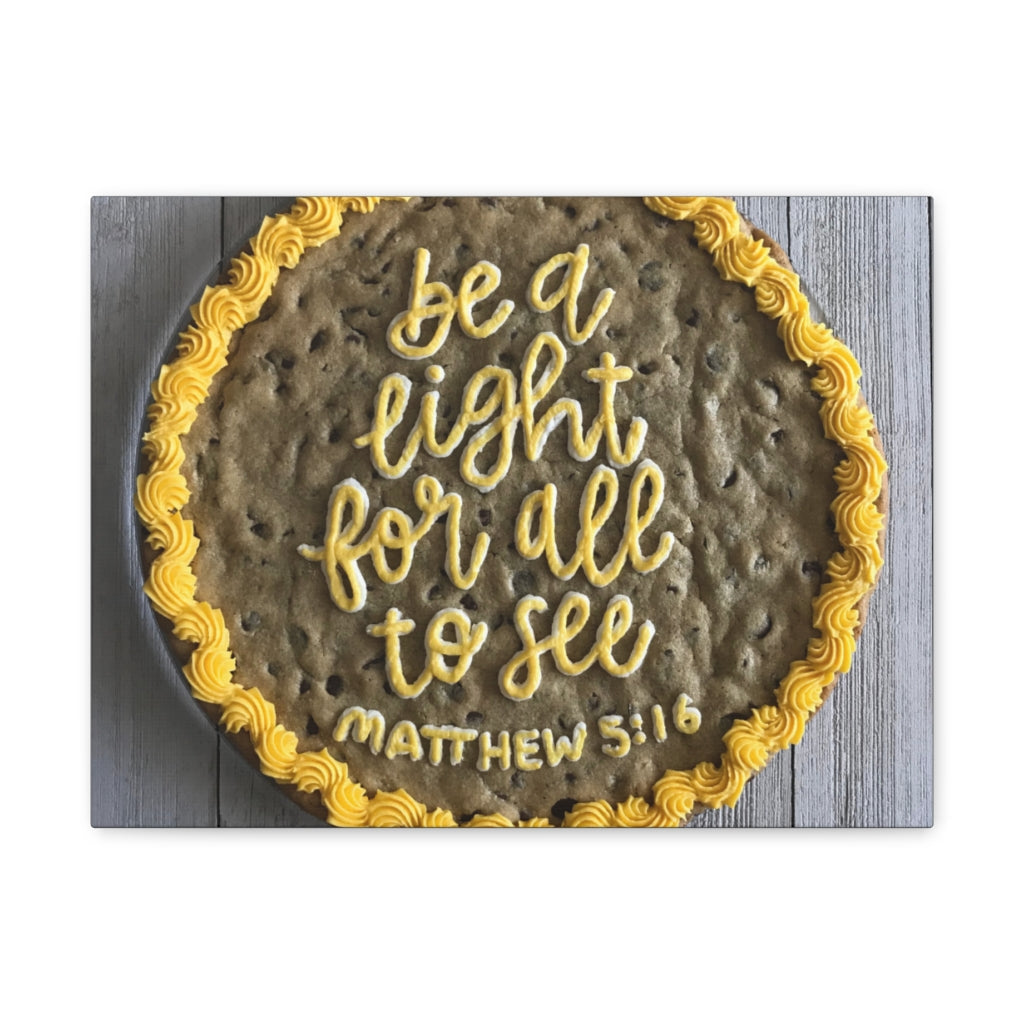 Scripture Walls For All To See Matthew 5:16 Bible Verse Canvas Christian Wall Art Ready to Hang Unframed-Express Your Love Gifts