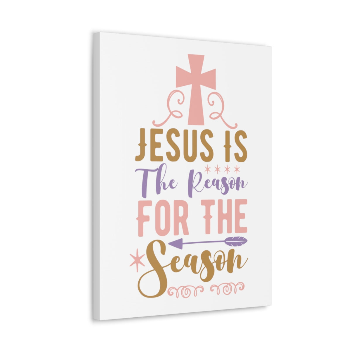 Scripture Walls For The Season John 3:16 Christian Wall Art Print Ready to Hang Unframed-Express Your Love Gifts