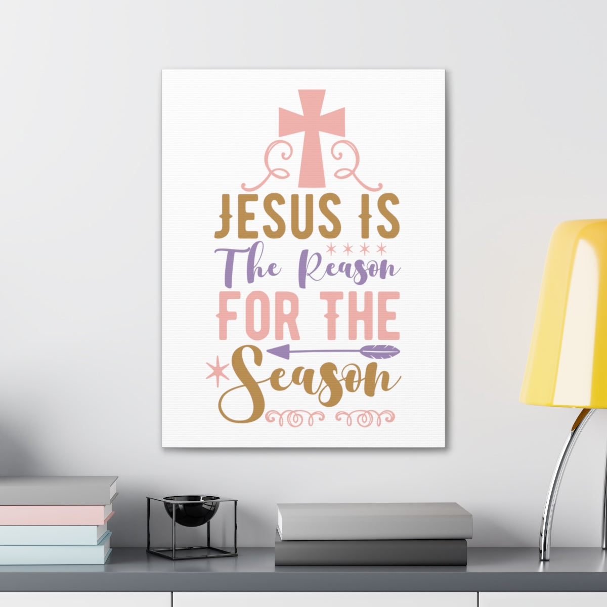 Scripture Walls For The Season John 3:16 Christian Wall Art Print Ready to Hang Unframed-Express Your Love Gifts