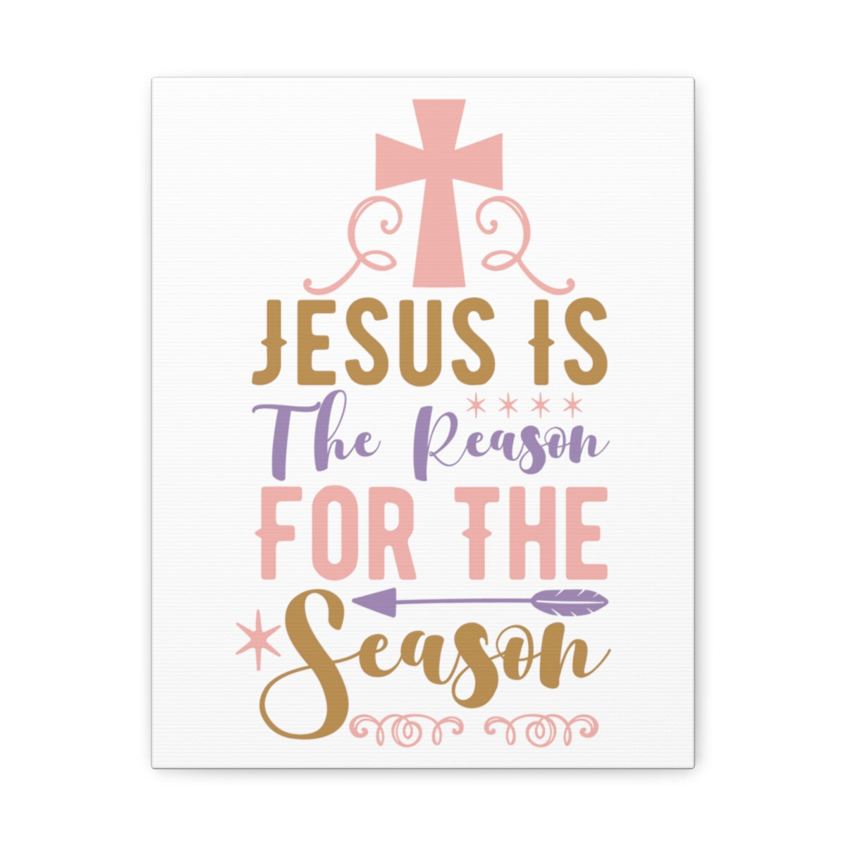 Scripture Walls For The Season John 3:16 Christian Wall Art Print Ready to Hang Unframed-Express Your Love Gifts