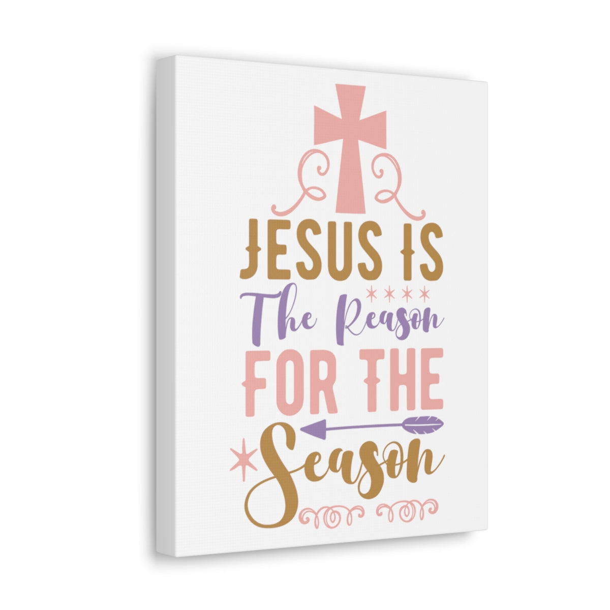 Scripture Walls For The Season John 3:16 Christian Wall Art Print Ready to Hang Unframed-Express Your Love Gifts