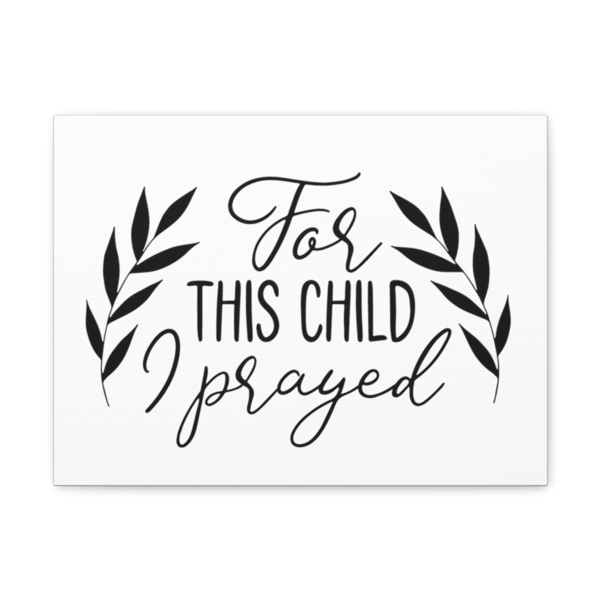 Scripture Walls For This Child 1 Samuel 1:27-28 Christian Wall Art Print Ready to Hang Unframed-Express Your Love Gifts