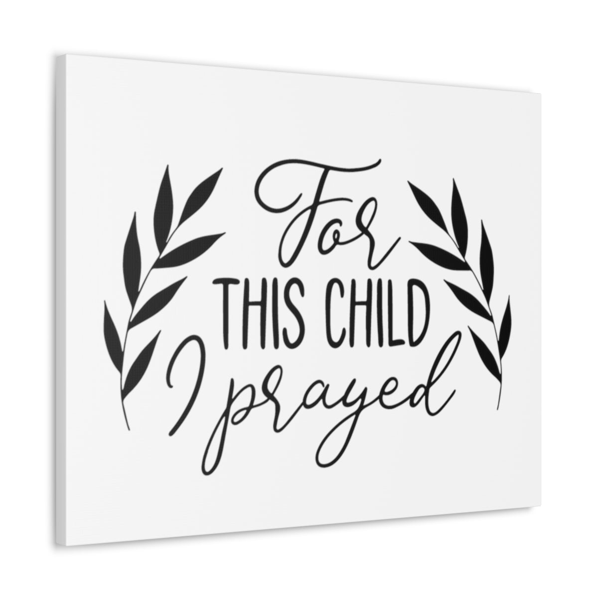 Scripture Walls For This Child 1 Samuel 1:27-28 Christian Wall Art Print Ready to Hang Unframed-Express Your Love Gifts