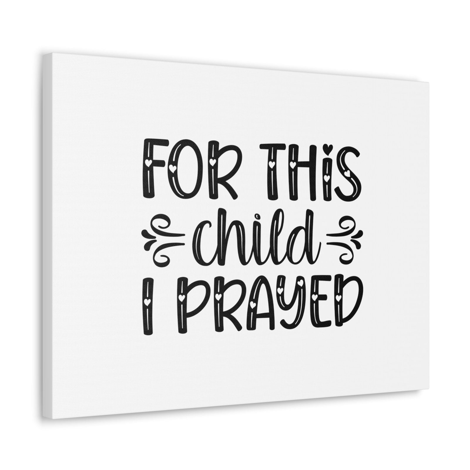 Scripture Walls For This Child I Prayed 1 Samuel 1:27 Heart Christian Wall Art Bible Verse Print Ready to Hang Unframed-Express Your Love Gifts