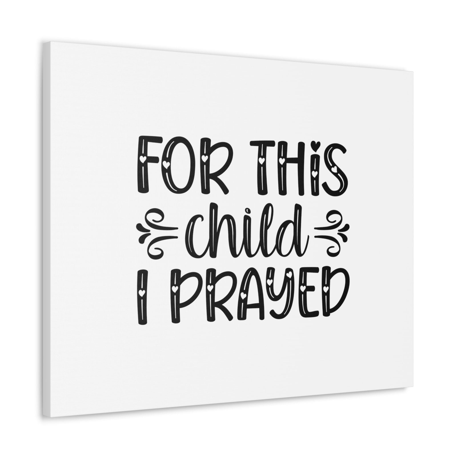 Scripture Walls For This Child I Prayed 1 Samuel 1:27 Heart Christian Wall Art Bible Verse Print Ready to Hang Unframed-Express Your Love Gifts