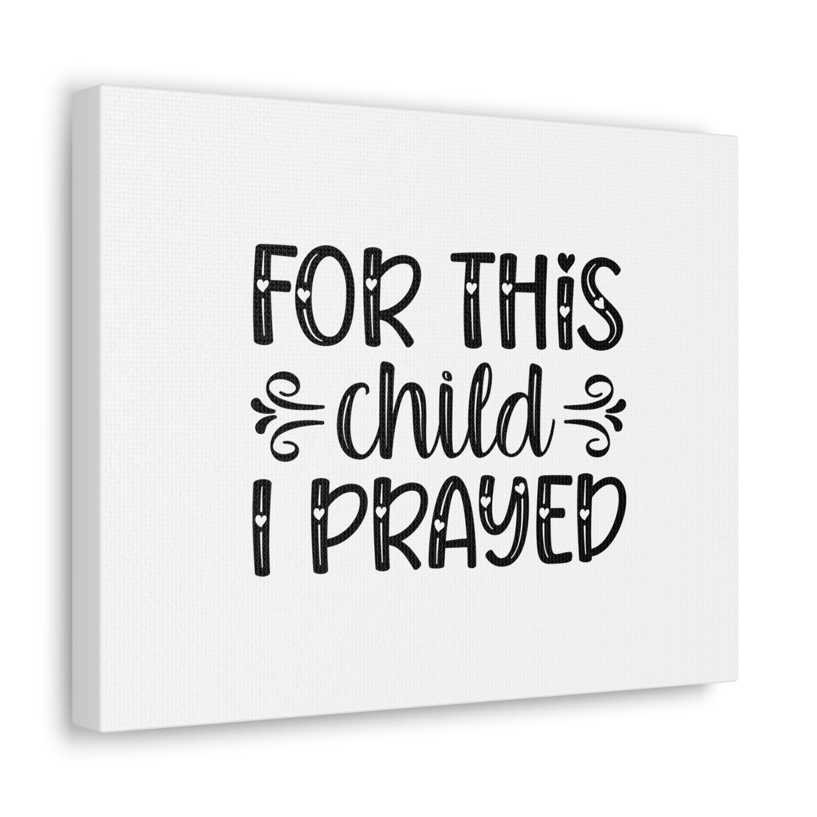 Scripture Walls For This Child I Prayed 1 Samuel 1:27 Heart Christian Wall Art Bible Verse Print Ready to Hang Unframed-Express Your Love Gifts