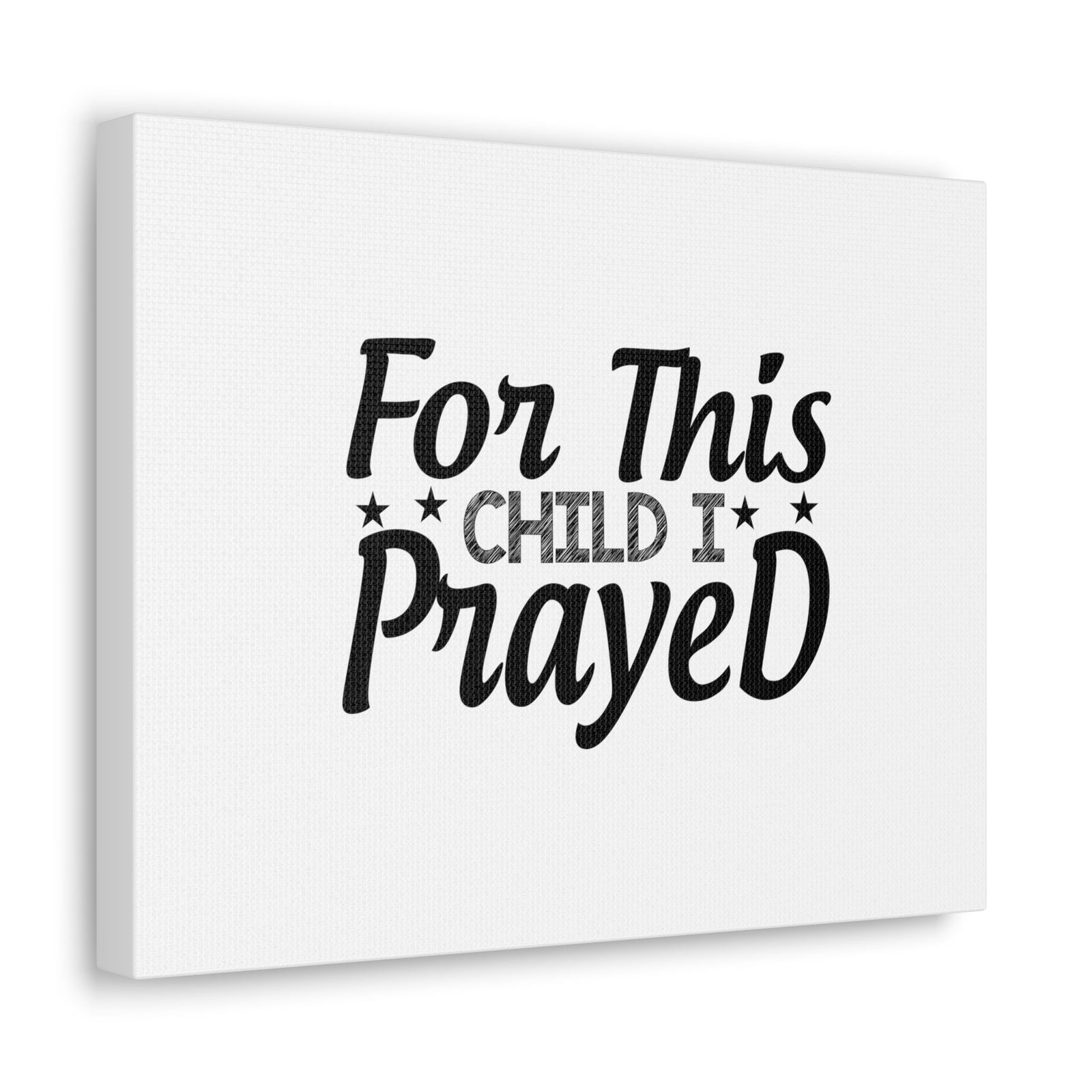Scripture Walls For This Child I Prayed 1 Samuel 1:27 StarsChristian Wall Art Bible Verse Print Ready to Hang Unframed-Express Your Love Gifts