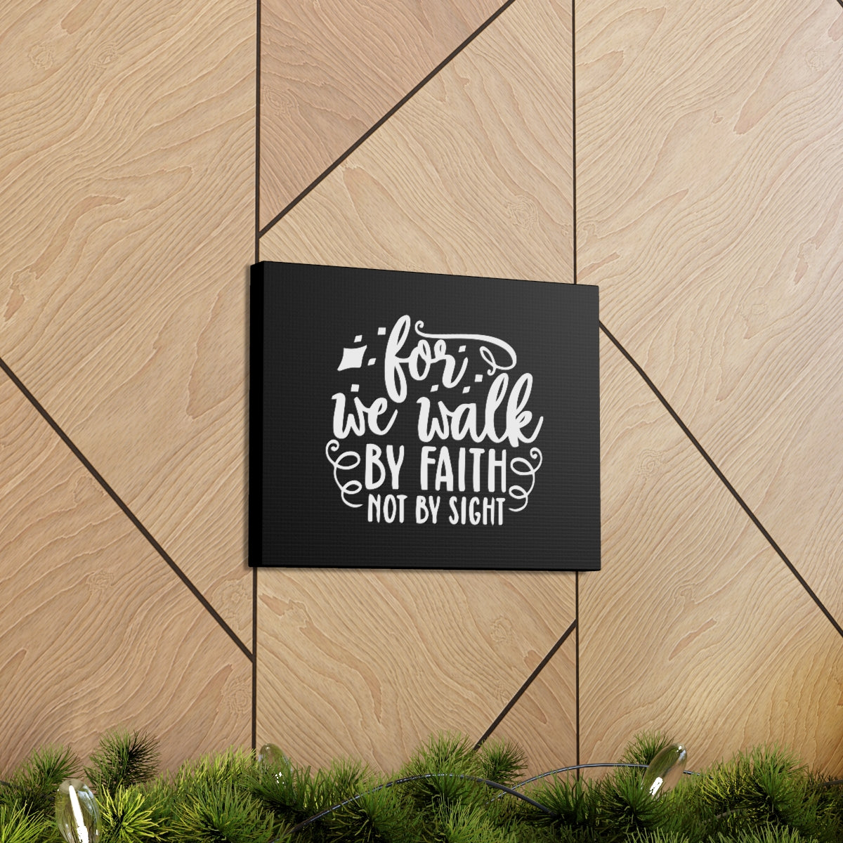 Scripture Walls For We Walk 2 Corinthians 5:7 Christian Wall Art Bible Verse Print Ready to Hang Unframed-Express Your Love Gifts