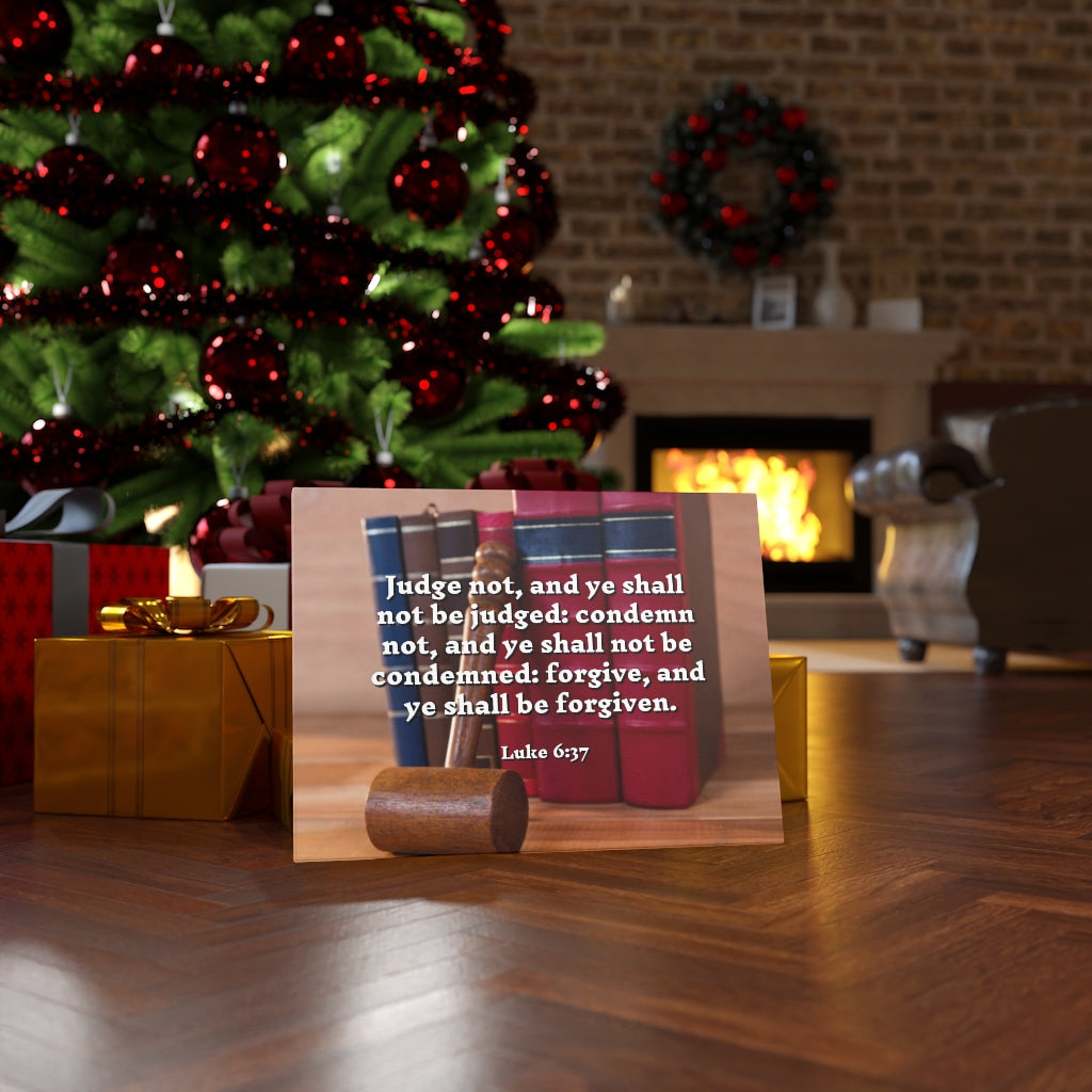 Scripture Walls Forgive And Ye Shall Be Forgiven Luke 6:37 Bible Verse Canvas Christian Wall Art Ready to Hang Unframed-Express Your Love Gifts