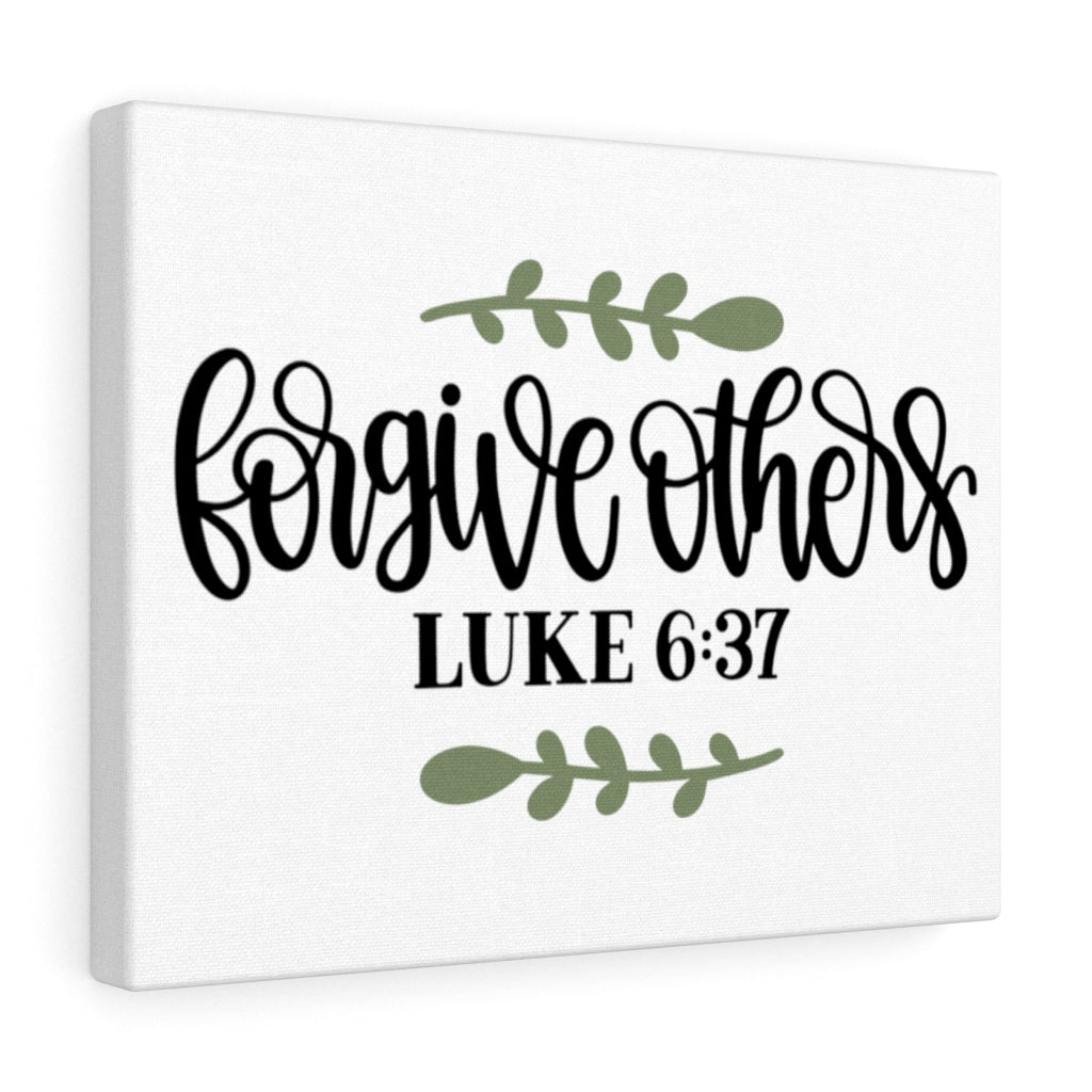 Scripture Walls Forgive Others Luke 6:37 Bible Verse Canvas Christian Wall Art Ready to Hang Unframed-Express Your Love Gifts