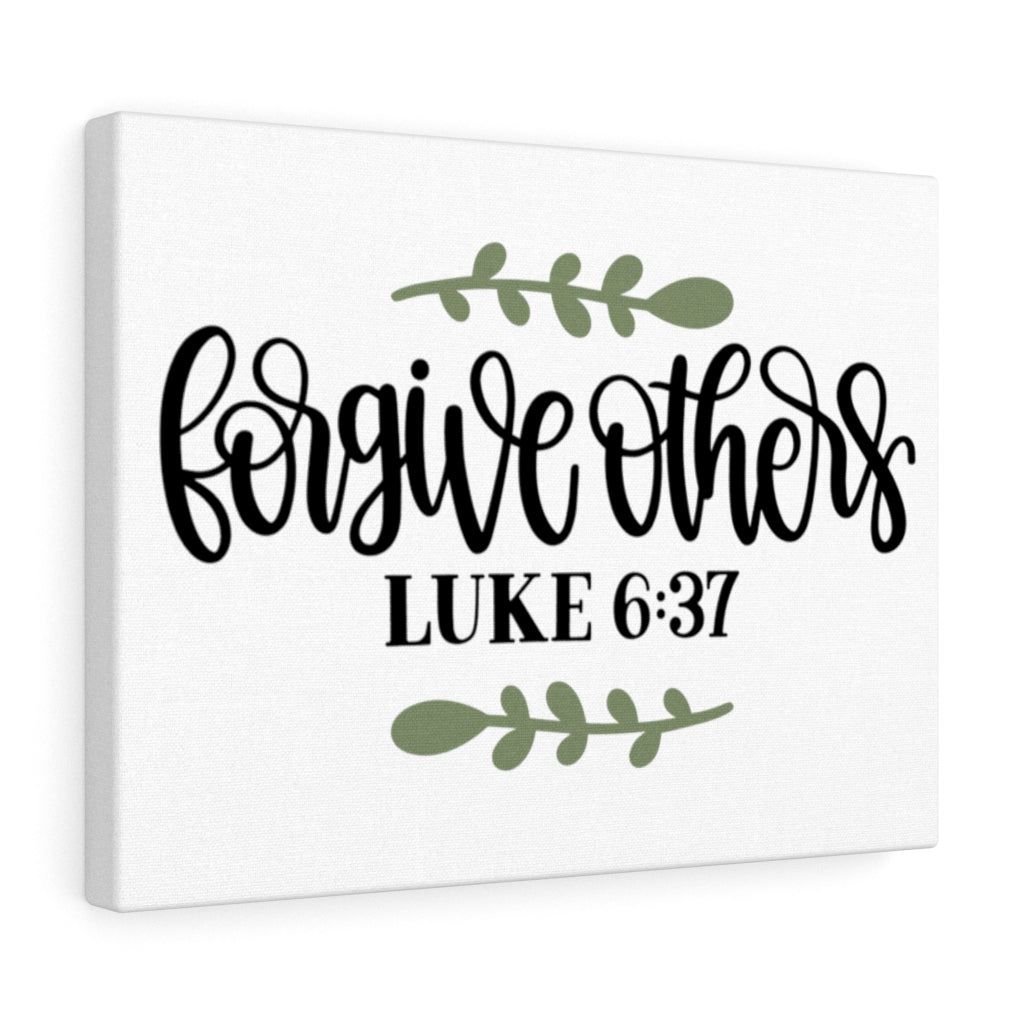 Scripture Walls Forgive Others Luke 6:37 Bible Verse Canvas Christian Wall Art Ready to Hang Unframed-Express Your Love Gifts