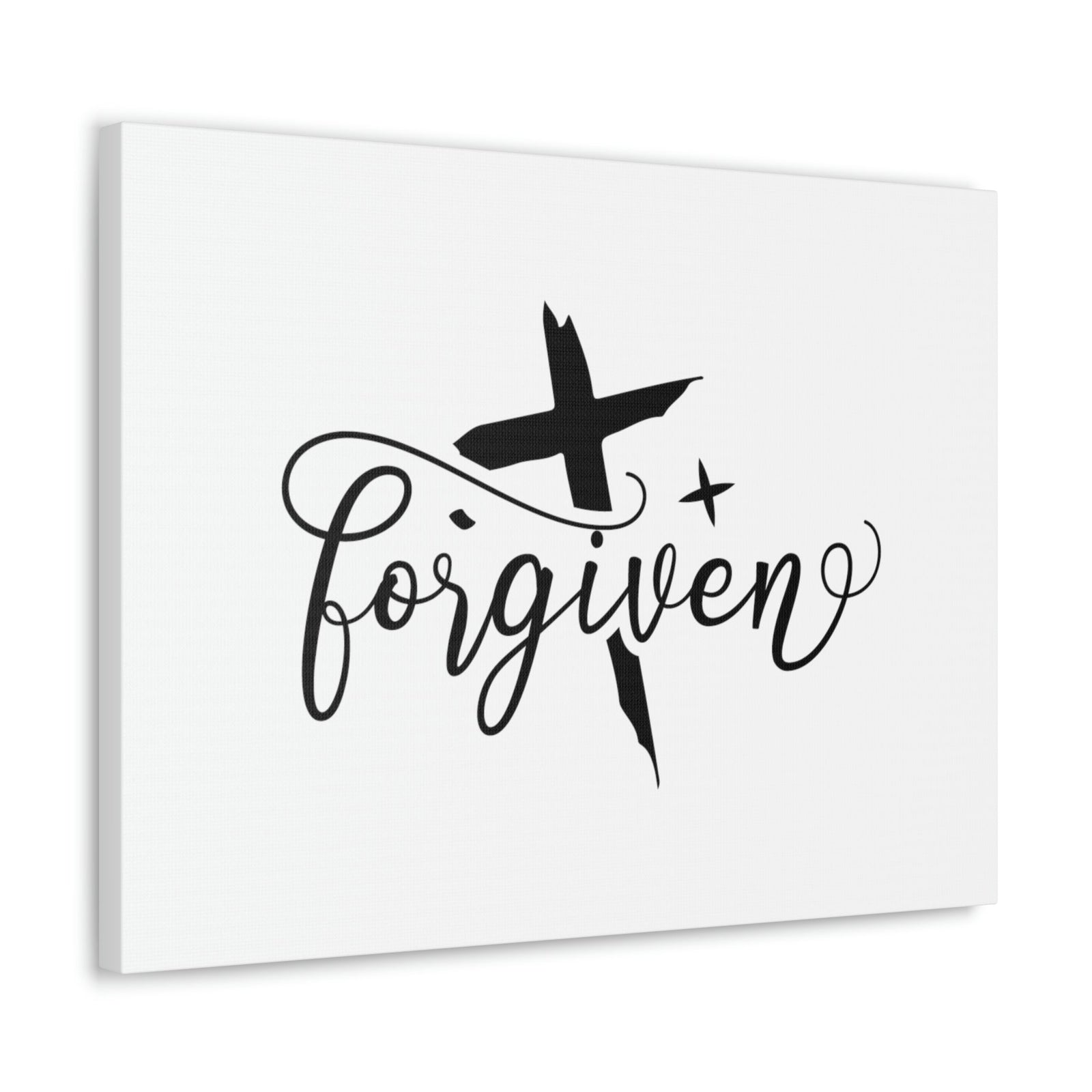 Scripture Walls Forgiven Ephesians 4:32 Cross And Star Christian Wall Art Bible Verse Print Ready to Hang Unframed-Express Your Love Gifts