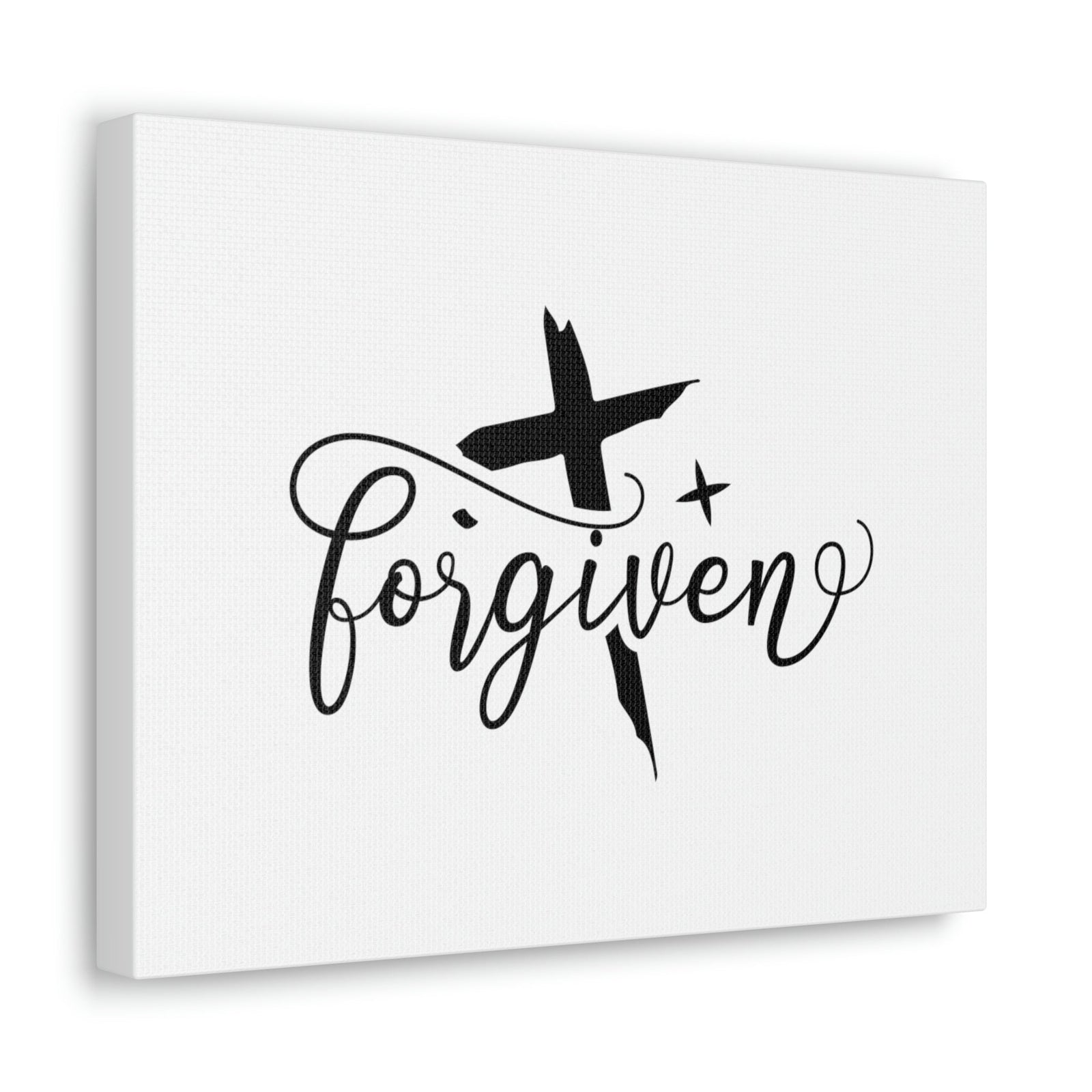 Scripture Walls Forgiven Ephesians 4:32 Cross And Star Christian Wall Art Bible Verse Print Ready to Hang Unframed-Express Your Love Gifts