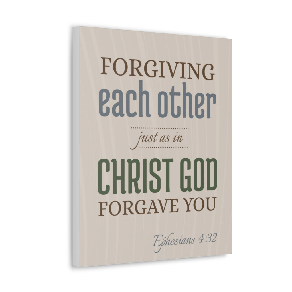 Scripture Walls Forgiving Each Other Ephesians 4:32 Christian Wall Art Bible Verse Print Ready To Hang Unframed-Express Your Love Gifts