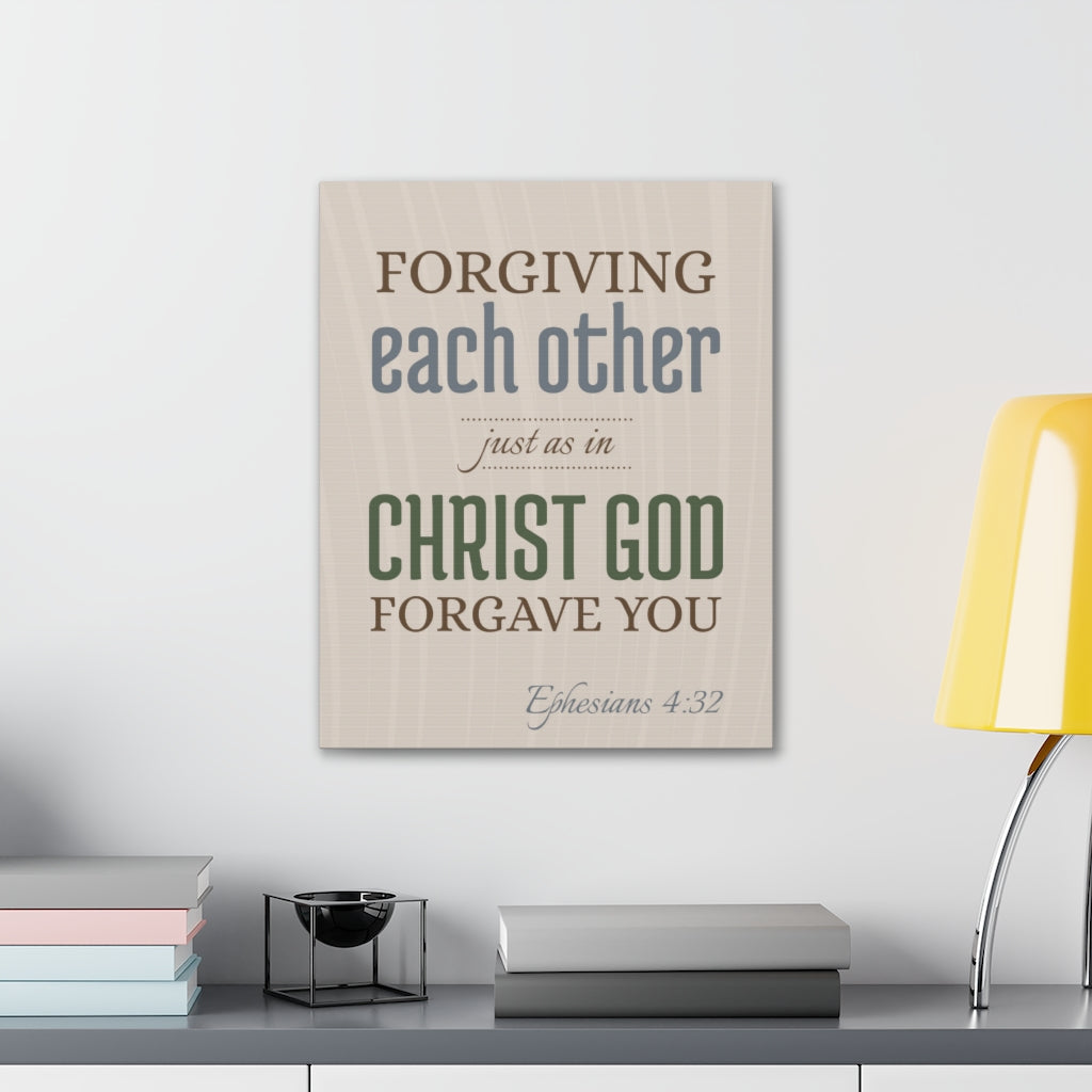 Scripture Walls Forgiving Each Other Ephesians 4:32 Christian Wall Art Bible Verse Print Ready To Hang Unframed-Express Your Love Gifts