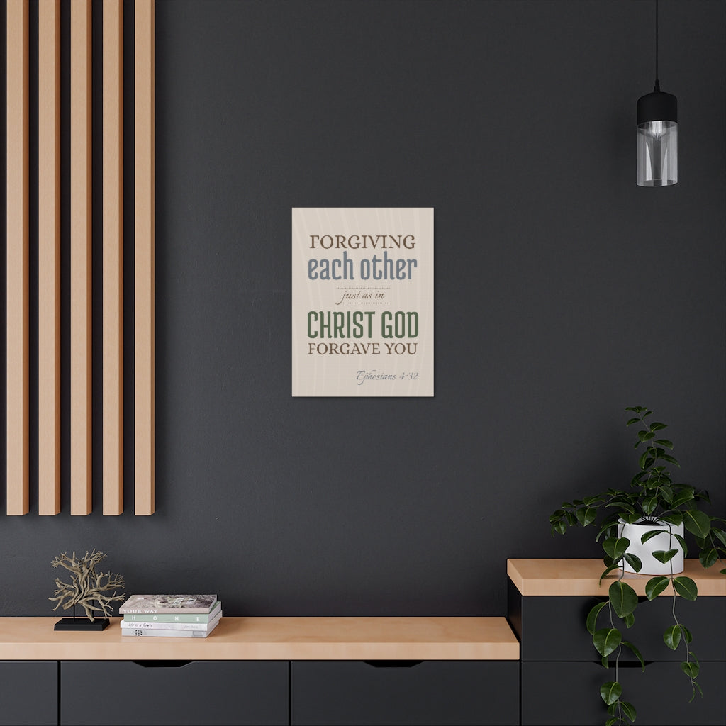 Scripture Walls Forgiving Each Other Ephesians 4:32 Christian Wall Art Bible Verse Print Ready To Hang Unframed-Express Your Love Gifts