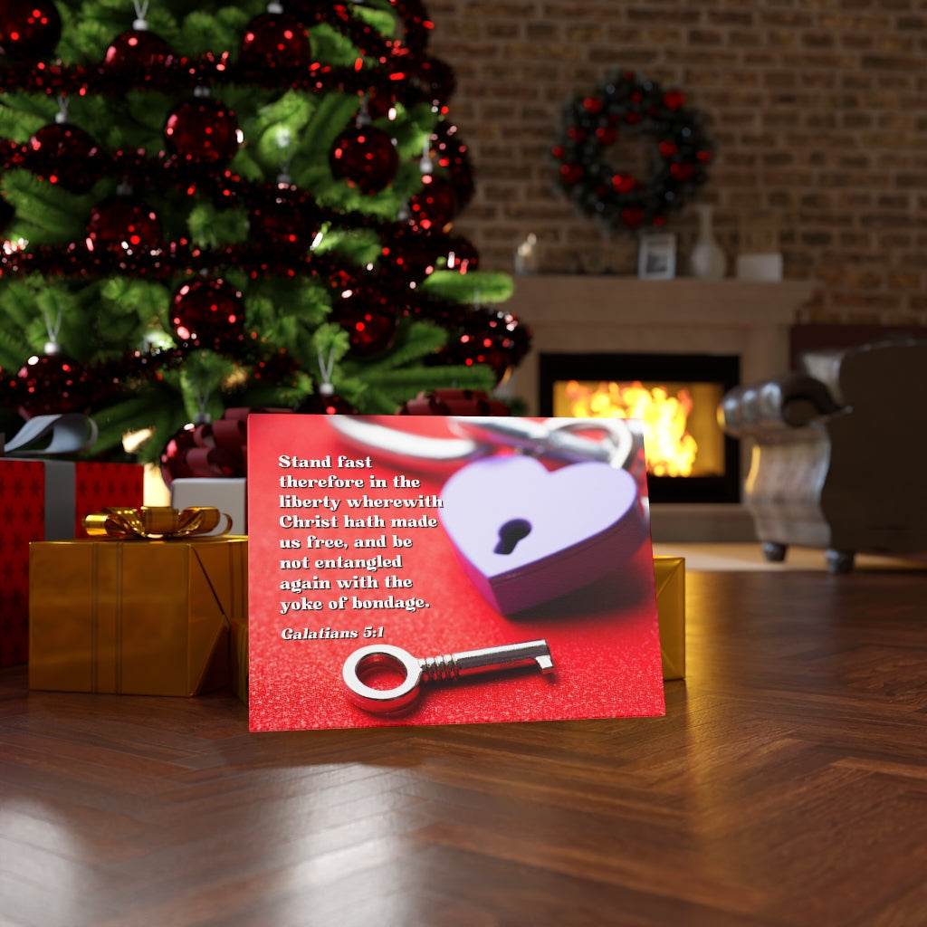 Scripture Walls Free Galatians 5:1 Bible Verse Canvas Christian Wall Art Ready to Hang Unframed-Express Your Love Gifts