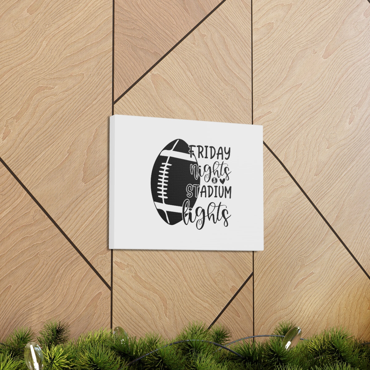 Scripture Walls Friday Nights Matthew 24:27 Stadium Lights Wall Art Print Ready to Hang Unframed-Express Your Love Gifts